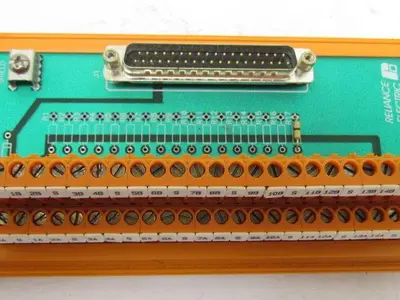 Reliance Electric 610296-3A Termination Board Terminal Block Connector Panel