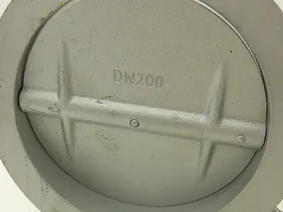 DN200 PN16 Wafer Butterfly Valve Cast Iron 8" W/Mount