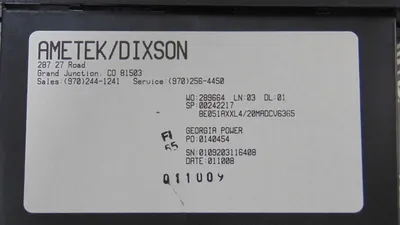Ametek / Dixson BE051AXXL4/20MADCV6365 Digital Bar Graph Module New NIB