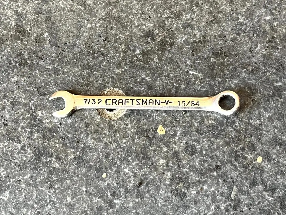 Craftsman  7/32" x 15/64"  12 Point Midget Ignition Combination Wrench