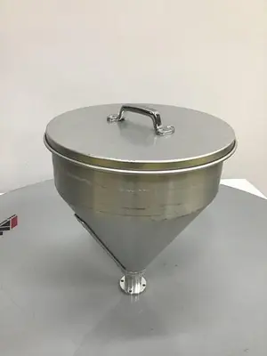 USED METAL FABRICATOR HOPPER