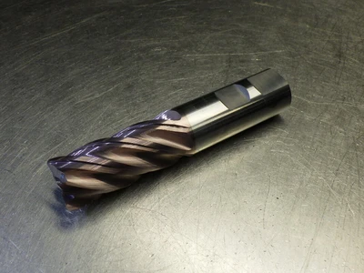 Kyocera / SGS 25mm 5 Flute Carbide Cr Endmill 25mm Shank 2mm R 47086 (LOC673B)