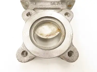 DeZurik Fig. 824 3" Stainless Knife Gate Valve Lug Style Rising Stem Metal Seat