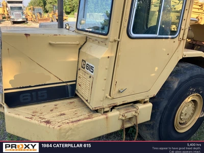 Used 1984 CATERPILLAR 615 Scrapers New Jersey US | Proxy Equipment #1377865