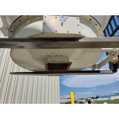 Used 175 cu/ft KISE Air Pad Bin Bottom Receiving Hopper