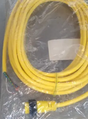 Brad Harrison 105002A07M100 Yellow cordset cable Loc5E29