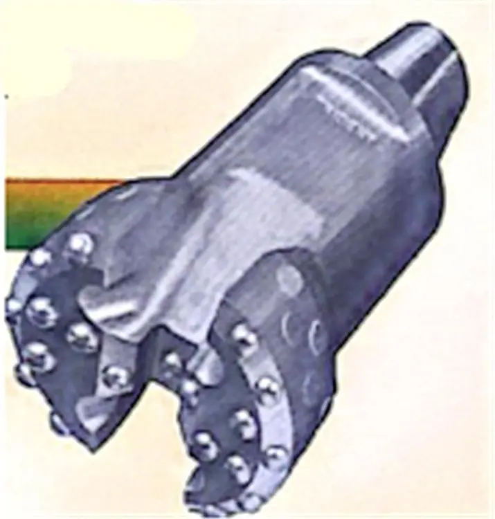 New | in-Stock TRIDENT DROP CENTER 5-3/8" CARBIDE BUTTON CABLE TOOL DRILL BIT, 2"X3" PIN THREAD Carbide Drills Pennsylvania US | East West Machinery & Drilling #1494092