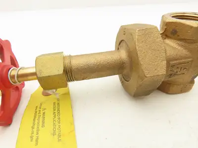 Milwaukee Valve  1151 Rising Stem Gate Valve 3/4" FNPT 150SWP 300 WOG Lot of 3