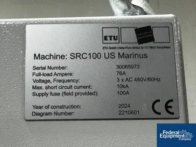 NEW Ekato GmbH 100 Liter Ekato Unimix SRC 100 Triple Motion Vacuum Mixer