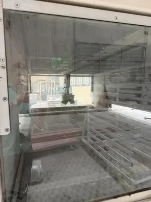 Makor Finishing Line w/ Butfering Sander, Q-One Reciprocating Sprayer, and FASTDRY Curing Oven