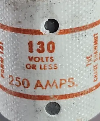 Ferraz Shawmut A13X250-4 Amptrap Fuse 250A 130V Semiconductor Loc4C30
