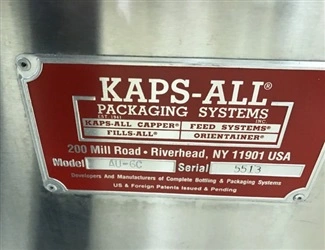 Used KAPS _UNKNOWN_ Bottle Orienters Connecticut US | DMC Industries #1281682