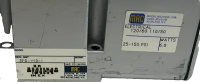 NEW MAC VALVE 301G-111D-1 SOLENOID VALVE 301G111D1