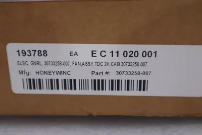 NEW OPEN BOX Honeywell 30733258-007 Fan Assembly STOCK G374