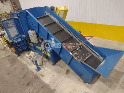 USED EXCEL 2R63 HORIZONTAL WITH FEED CONVEYOR