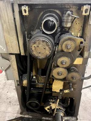 24" X 120" TOOLMEX PONAR MODEL #TUR-63 GAP BED ENGINE LATHE, 3.5" HOLE: STOCK #22195