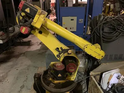 Used FANUC ARCMATE 120IB/10L 6 AXIS ROBOT 10 KG X 1885 MM HIGH REACH Robotic Welding Cells | Harbor Machinery Inc. #1283298