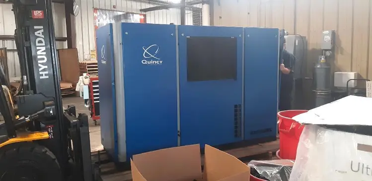 Used 2014 QUINCY QGV-40 Rotary Screw & Sliding Vane Air Compressors Massachusetts US | Absolute Machinery #877356