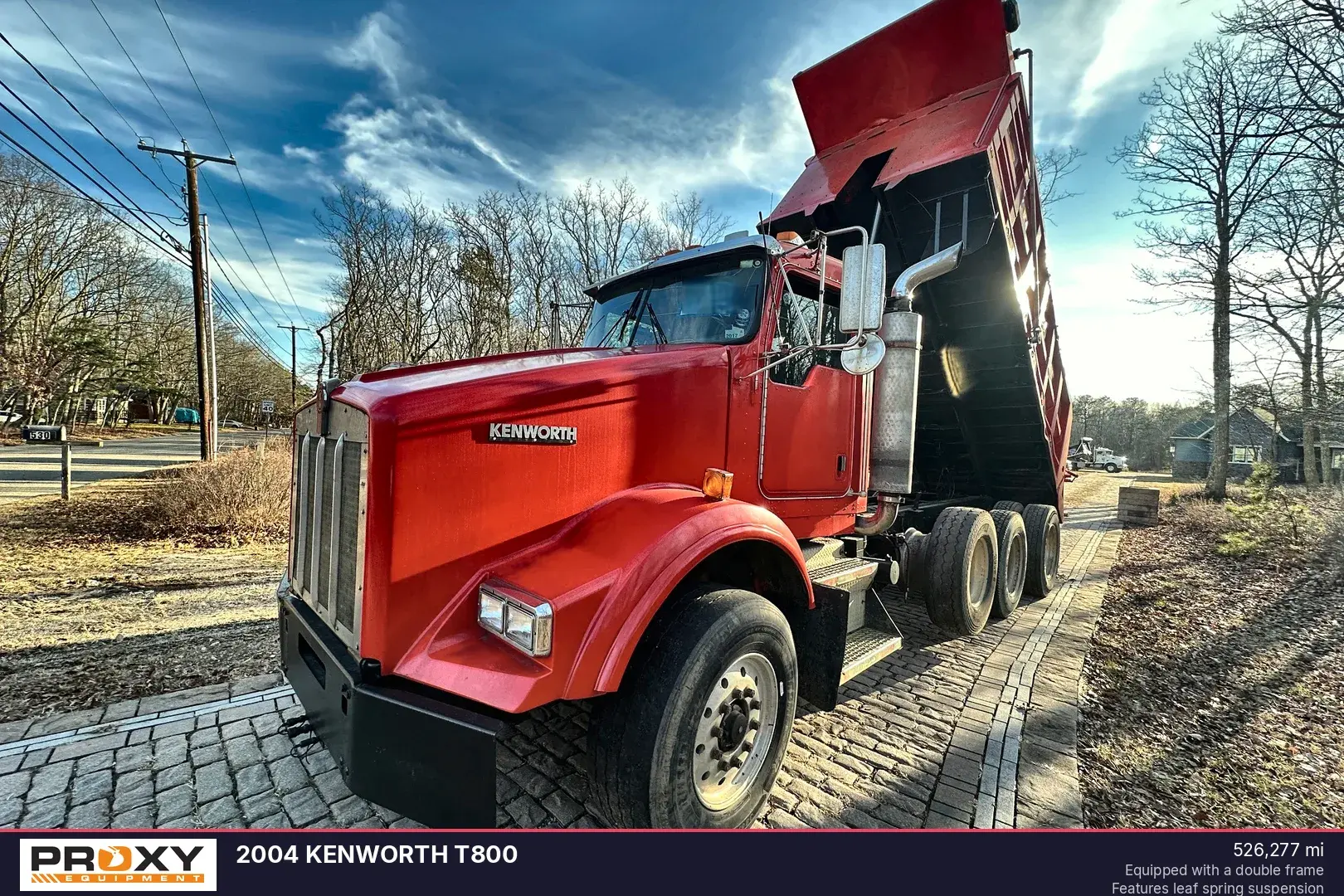 Used 2004 KENWORTH T800 Dump trucks New Jersey US | Proxy Equipment #1382888