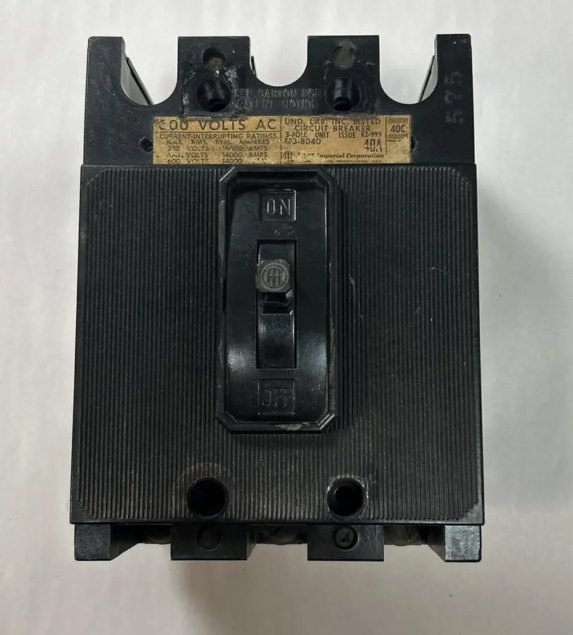 Used ITE EF3-B040 Miscellaneous Equipment (Electrical & Power) Ohio US | Surplus Asset Holdings #1747414