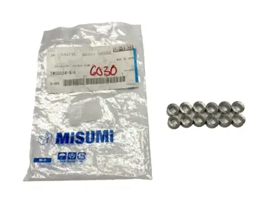 USED MISUMI FLAT SPACERS 14MM OD 8MM ID 8MM THICKNESS LOT OF 12