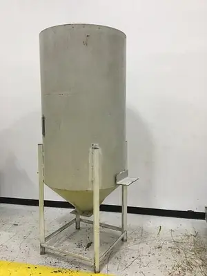 USED METAL FABRICATOR HOPPER
