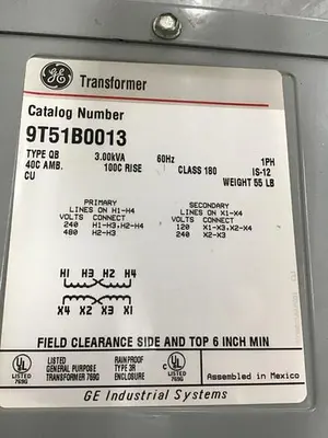 USED GENERAL ELECTRIC 9T51B0013