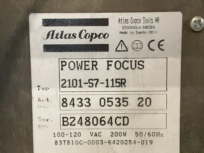 Used ATLAS COPCO 2101S7115R Electronic Assembly Tools Ohio US | HGR 24 #1515830
