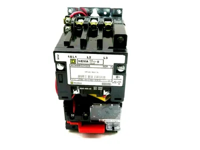 NEW SQUARE D 8536SBO2V02H20S MAGNETIC STARTER SIZE 0 SERIES A