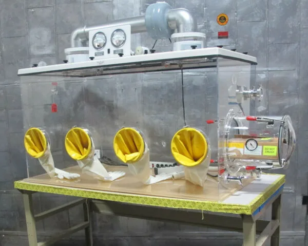 PLAS LABS Model 830-ABE Glove Box