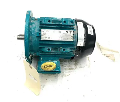 BROOK CROMPTON WU-DA80MM8-D AC MOTOR 3PH 834RPM 480V STOCK S-117