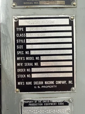 Used SHELDON WR-3000 Plain Horizontal Mills Georgia US | The Equipment Hub #1332069