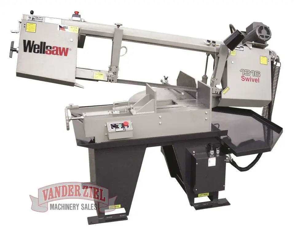 New | in-Stock WELLSAW 1316S-EXT Horizontal Band Saws Michigan US | Vander Ziel Machinery Sales #480362