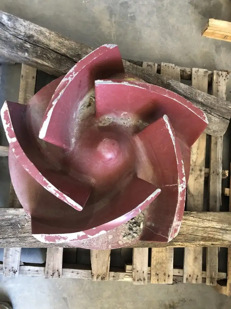 Townley Stainless Steel 5 Vane Slurry Pump Impeller 14″ X 16″ X 28″ 151437