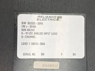 USED RELIANCE ELECTRIC 802820-26RK