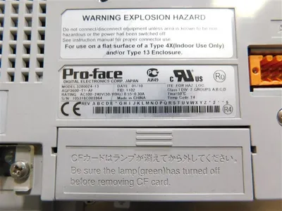 Pro-Face 3280024-13 Touchscreen Operator Interface AGP3600-T1-AF Used