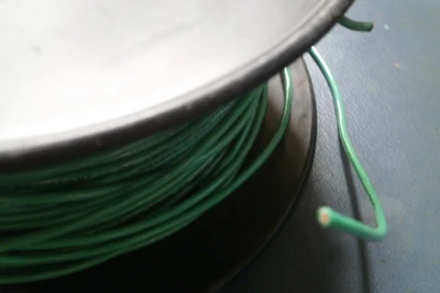 NEW FIXTURE WIRE 18 GREEN STRANDED COPPER 600 V