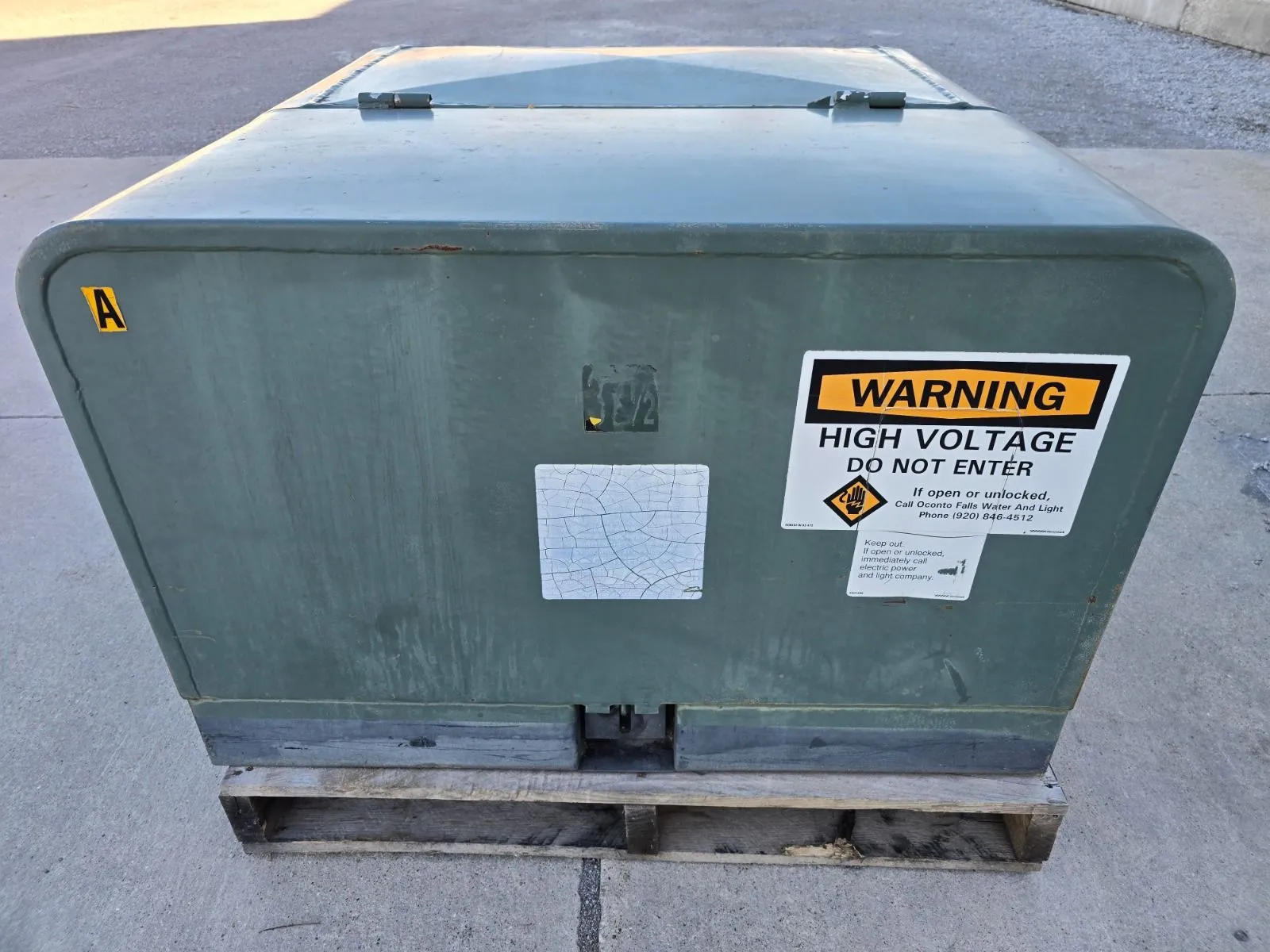 37.5 KVA Single Phase T&R Pad Mount Transformer 4160 GY 2400 to 240 120 IMP 1.8