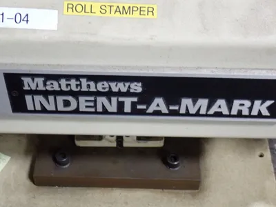 Used MATTHEWS INDENTAMARK Marking Machines Ohio US | HGR 24 #831509