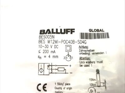 New | in-Stock Balluff Inductive Proximity Sensor, Cylindrical, Flush Mount Proximity Sensors Michigan US | Maverick Industrial Sales #1453132