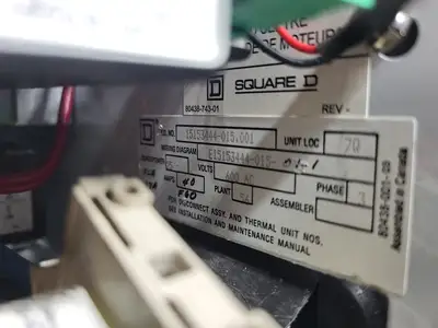 USED SQUARE D MODEL 6