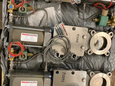 3" 150# Orbinox ET Knife Gate Valve Air Operated , New Storeroom Spare
