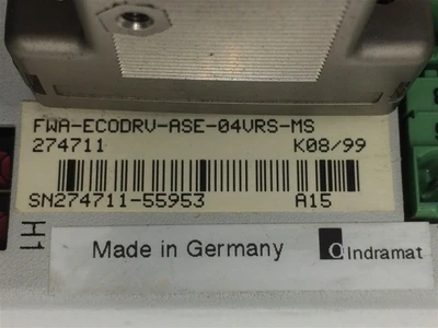 USED INDRAMAT DKCO1.1-04D-7-FW (5)-ECODRIVE AC-SERVO CONTROLLER