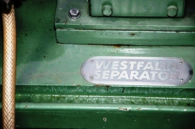 Westfalia SA 1-02-175 pilot plant separator, 316 SS.
