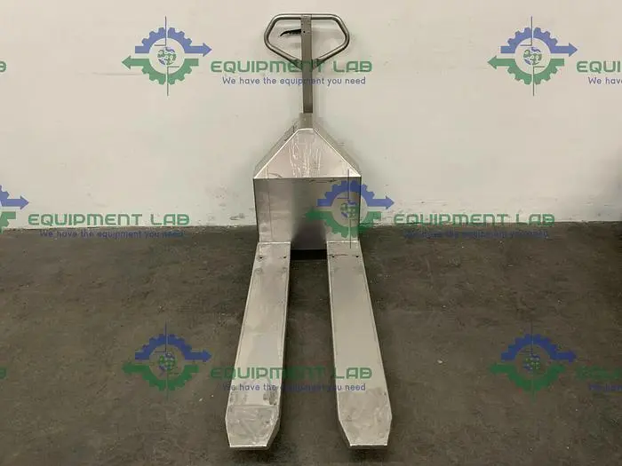 Used ROBUSTO SH1000 MILLIPORE TROLLEY X-1845 HEAVY DUTY STAINLESS STEEL LIFT CART 20" Pallet Jacks | Equipment Lab #486030