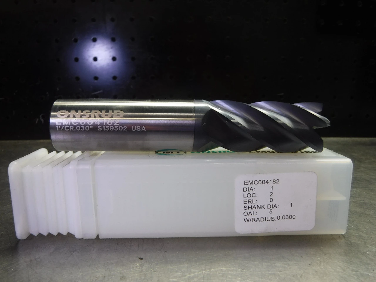 LMT Onsrud 1" Solid Carbide Endmill 5 Flute EMC604182 (LOC1327B)
