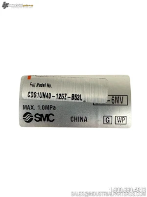 USED SMC CDG1UN40-125Z-B53L