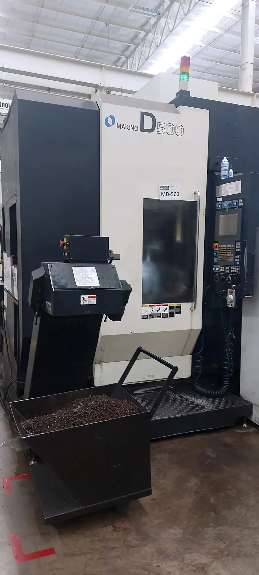 Used 2008 MAKINO D500 Vertical Machining Centers (5-Axis or More) Illinois US | Machinery Marketing International #1550550