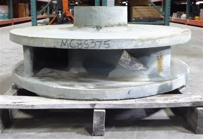 30" 28 PCT Chrome 4 Vane Impeller for Townley 10-JLS-33-SD Slurry Pump Surplus