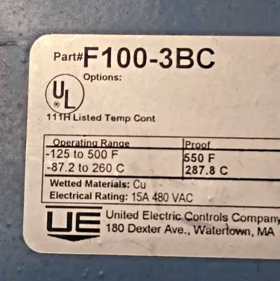 Used United Electric Controls F100-3BC PLC Temperature Modules | Amiron Machinery #738696
